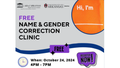 Name &amp; Gender Correction Clinic flyer - Fox News