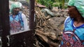 Marcelino Aringo speaks near his damaged house after a landslide triggered by Tropical Storm Trami struck homes, leaving several villagers dead in Talisay, Batangas province, Philippines on Saturday, Oct. 26, 2024. - Fox News