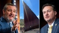 This split shows Sen. Ted Cruz, Rep. Michael Cloud and the border wall. - Fox News