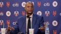 New York Mets former player Darryl Strawberry speaks during a press conference at Citi Field before his number is retired by the team in a ceremony before a game against the Arizona Diamondbacks. - Fox News