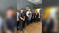 Donald Trump smiles inside a Pennsylvania McDonald's after working as a fry cook. - Fox News
