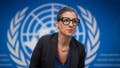 United Nations (UN) Special Rapporteur on the Rights Situation in the Palestinian Territories, Francesca Albanese looks on at a press conference during a session of the UN Human Rights Council, in Geneva, on March 27, 2024. (Photo by FABRICE COFFRINI/AFP via Getty Images) - Fox News