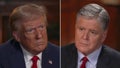 Former President Trump sits down for an interview with Fox News host Sean Hannity. - Fox News