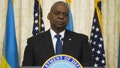 US Defense Secretary Lloyd Austin speaks at the Hennadii Udovenko Diplomatic Academy of Ukraine at the Ministry of Foreign Affairs of Ukraine on October 21, 2024 in Kyiv, Ukraine. - Fox News