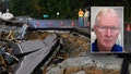 Workers are seen surveying a large section of Highway 105 that washed away because of floodwaters during Helene, on the outskirts of Boone, N.C., on Sept. 27. Judge Phil Ginn, a resident of Boone, described the storm as a "generational event." - Fox News