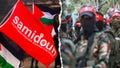 Samidoun has been sanctioned for fundraising for the US sanctioned PFLP terror group. 
Samidoun photo: Photo by Ying Tang/NurPhoto via Getty Images.

PFLP photo: Ahmed Zakot/SOPA Images/LightRocket via Getty Images - Fox News