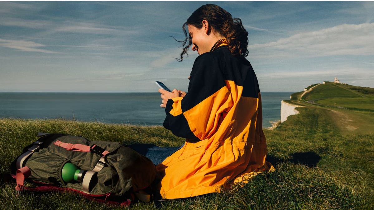 woman on phone