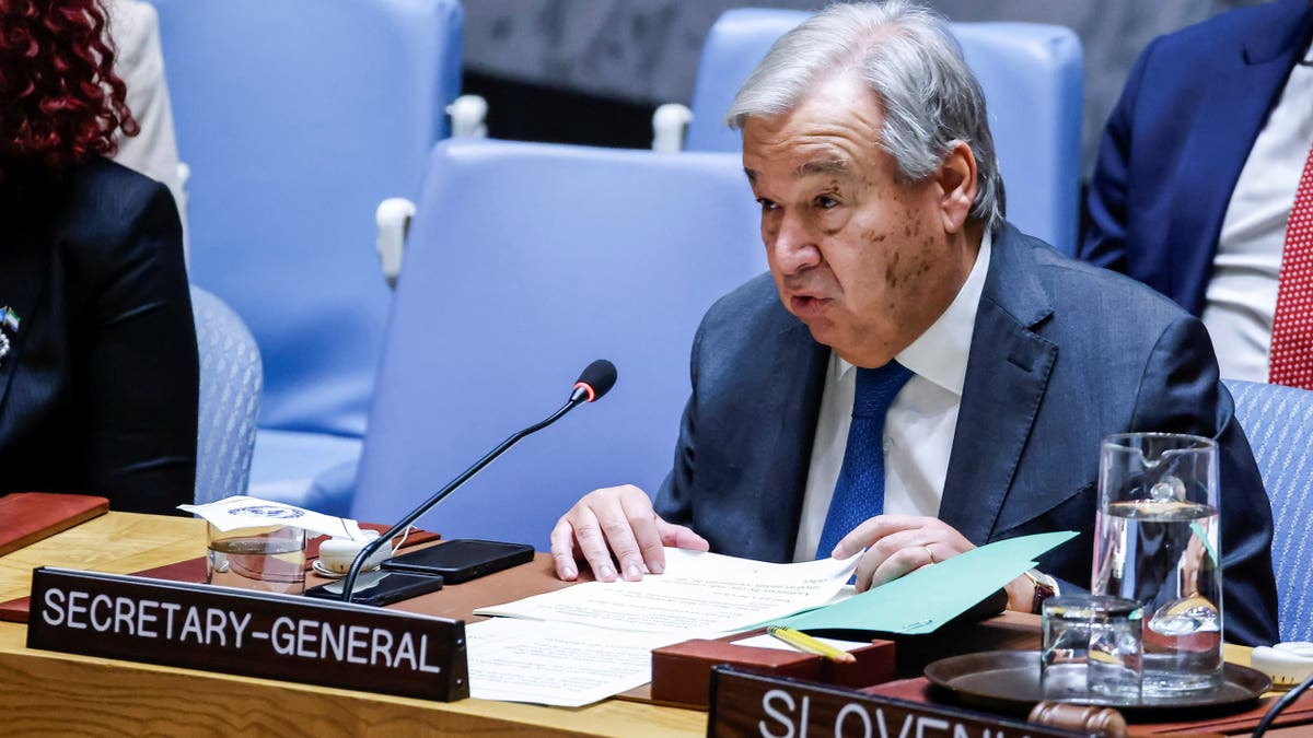 UN Secretary-General Antonio Guterres