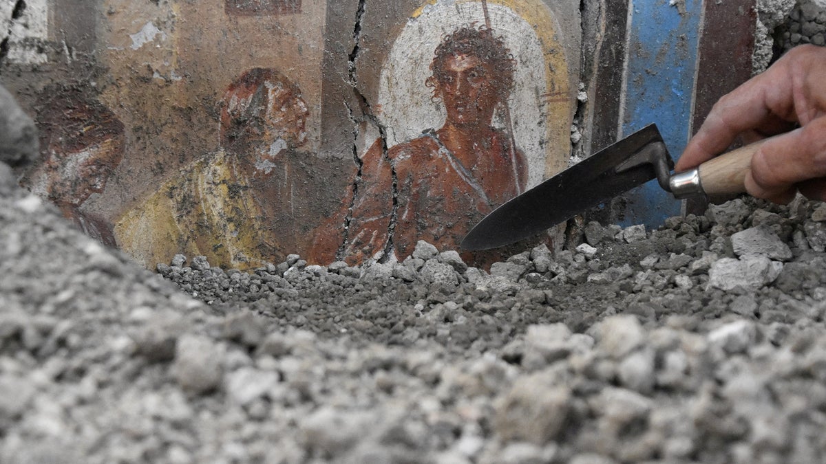 Researchers came across a little house during excavation work in the ancient city of Pompeii, Italy