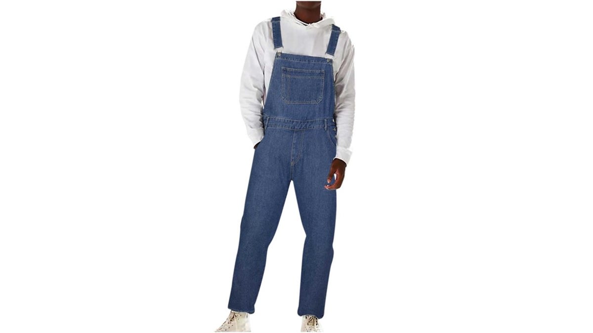 Look like Mario or Luigi with a set of overalls and a red or green shirt. 