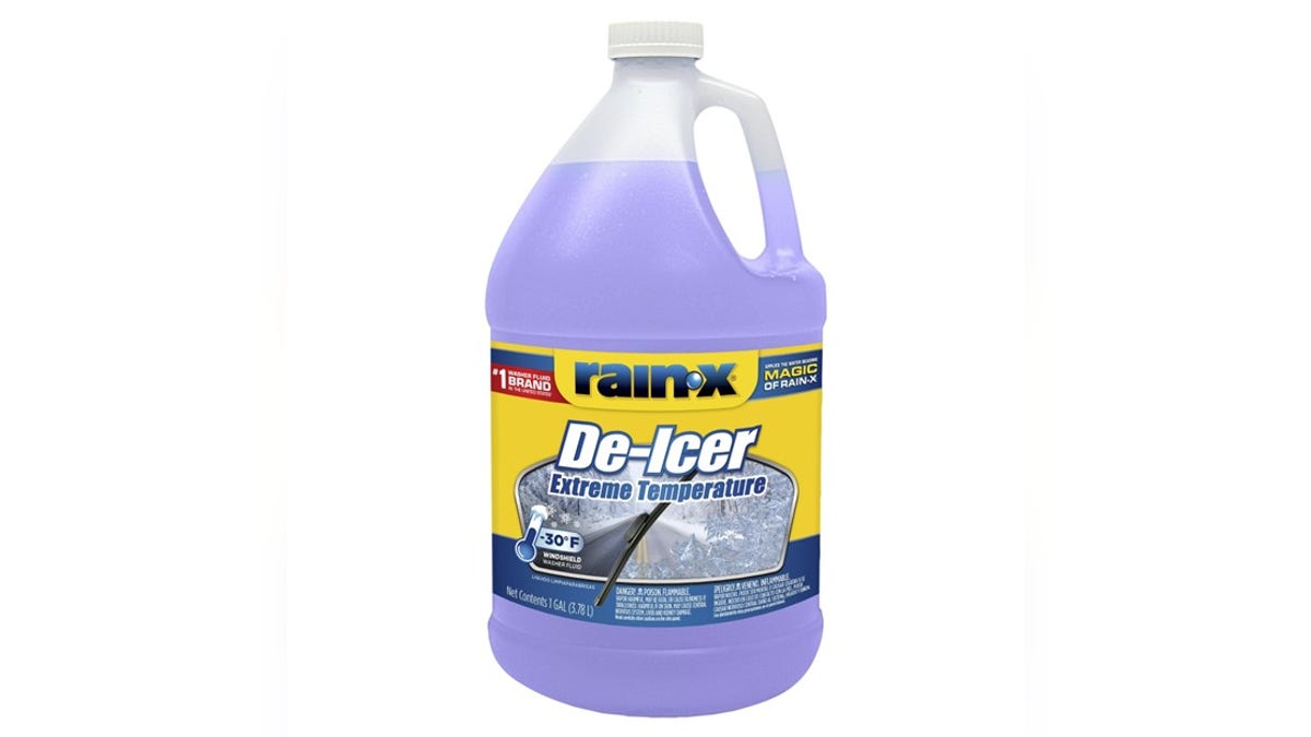 De-Icer helps your windshield freeze less often.