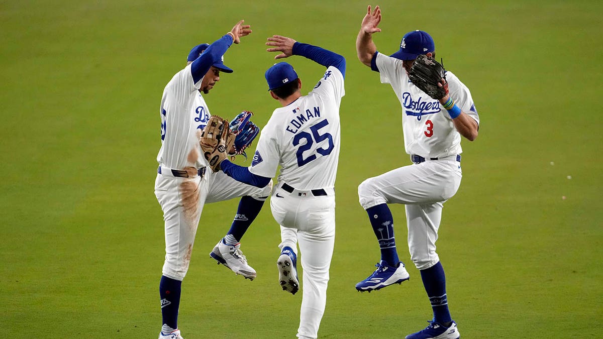 Jugadores de los Dodgers