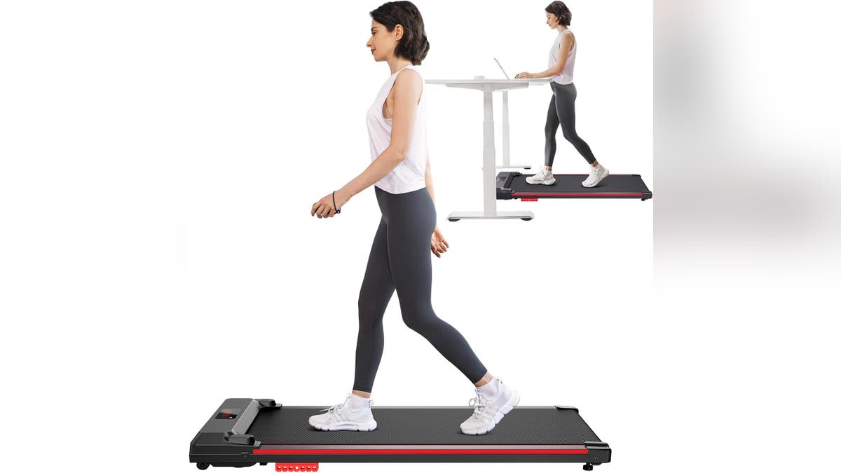 Get exercise even while you work. 