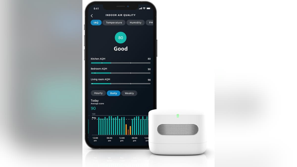 Easily monitor your home's air quality.?