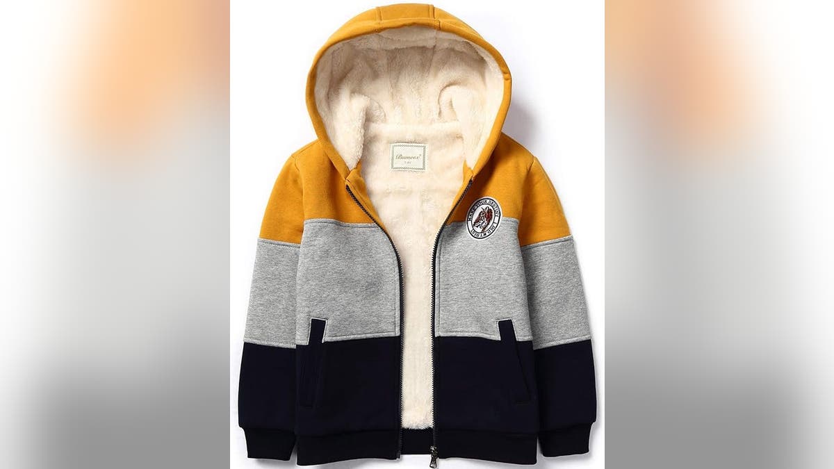 Keep your boy cozy with this jacket.