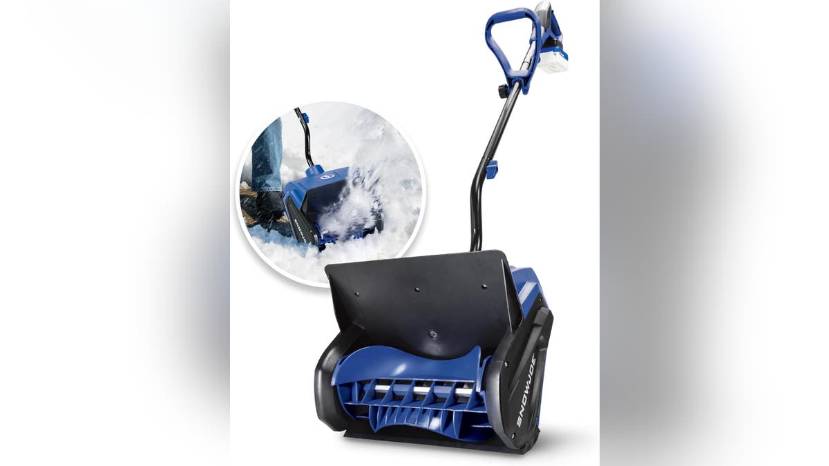 An electric snow shovel, a budget-friendly alternative.