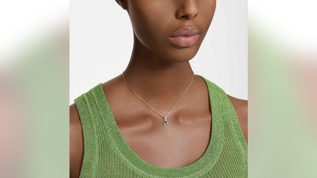 A beautiful Swarovski necklace shows you really care. 