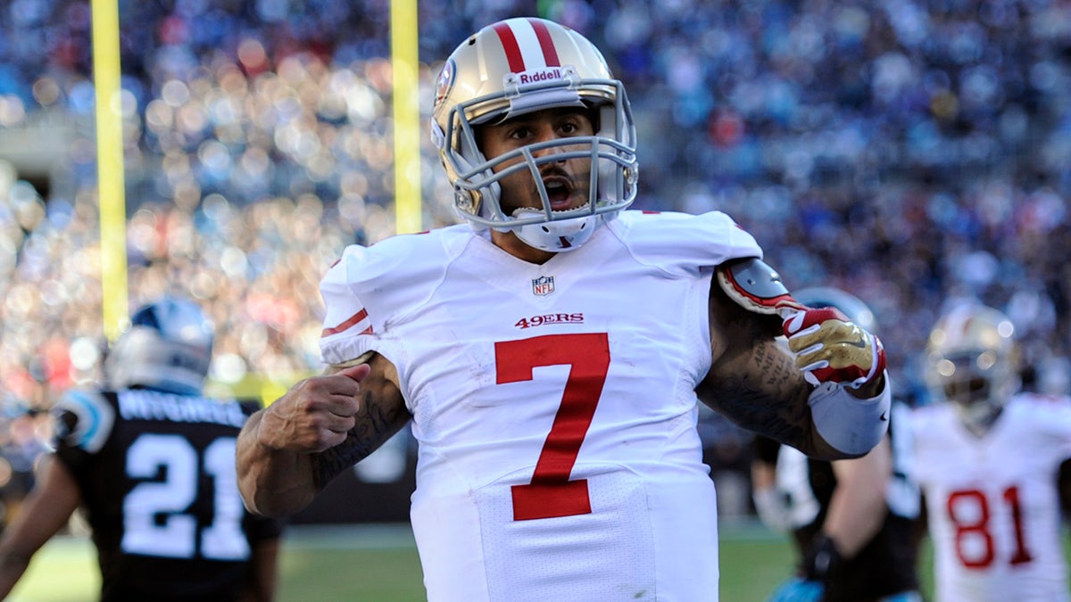 Colin Kaepernick against the Panthers