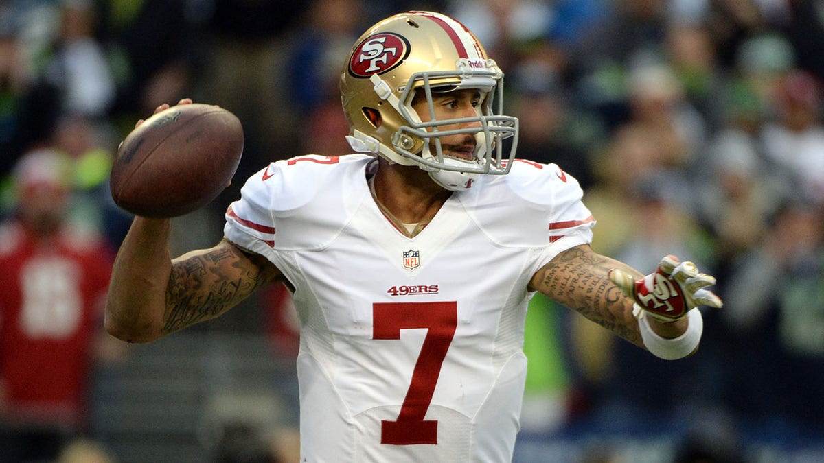 Colin Kaepernick at the 2013 NFC Championship