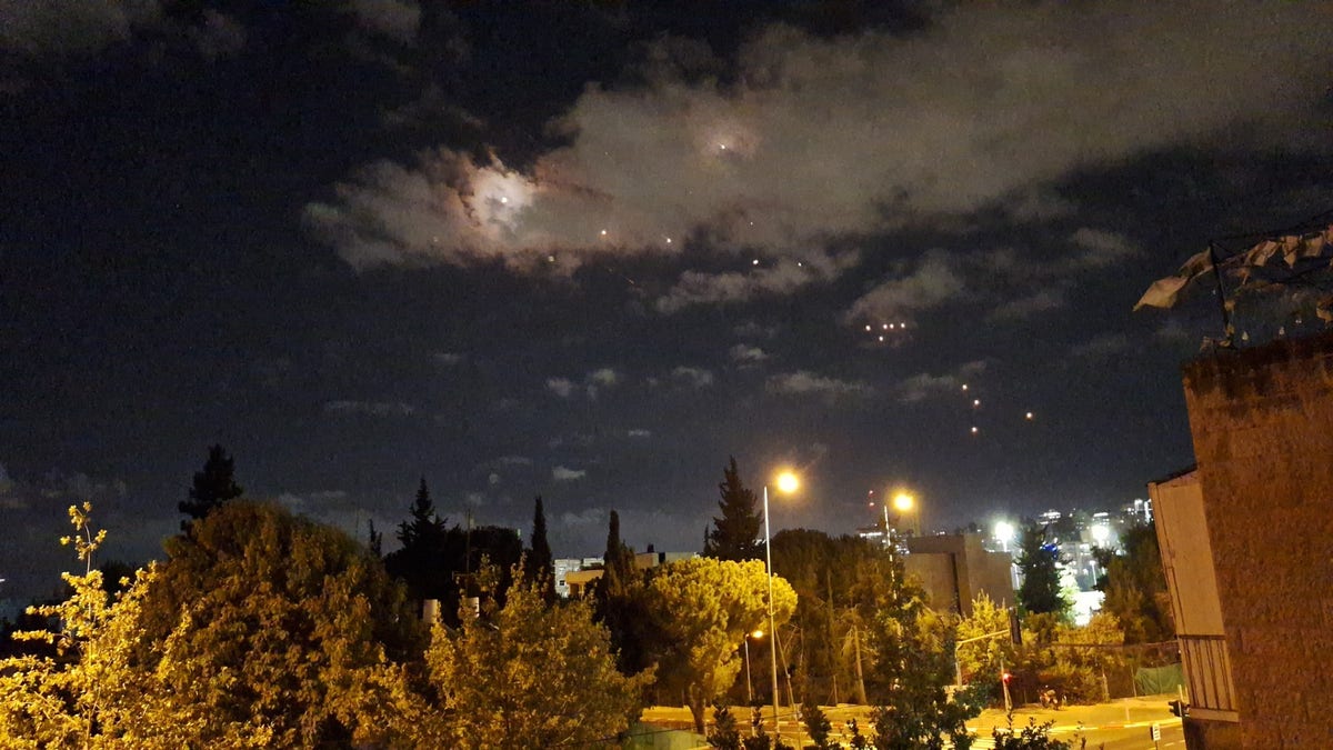 Iranian missiles opened fire on Israel