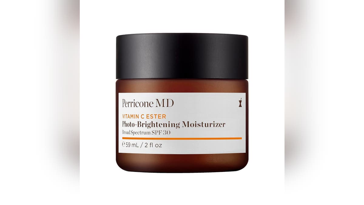 The Perricone MD Vitamin C Ester Photo Brightening Moisturizer Broad Spectrum SPF 30 is ideal for all skin types.