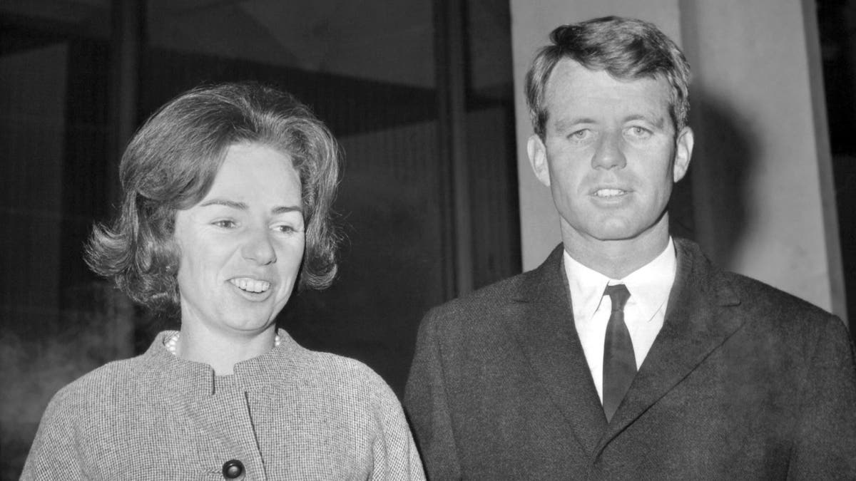 Ethel Kennedy with her late husband Robert F. Kennedy