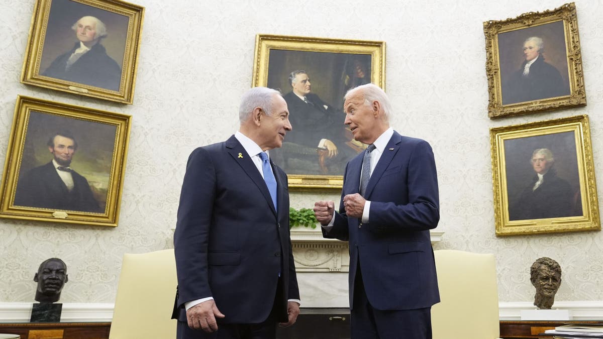 Biden, Netanyahu meet astatine White House