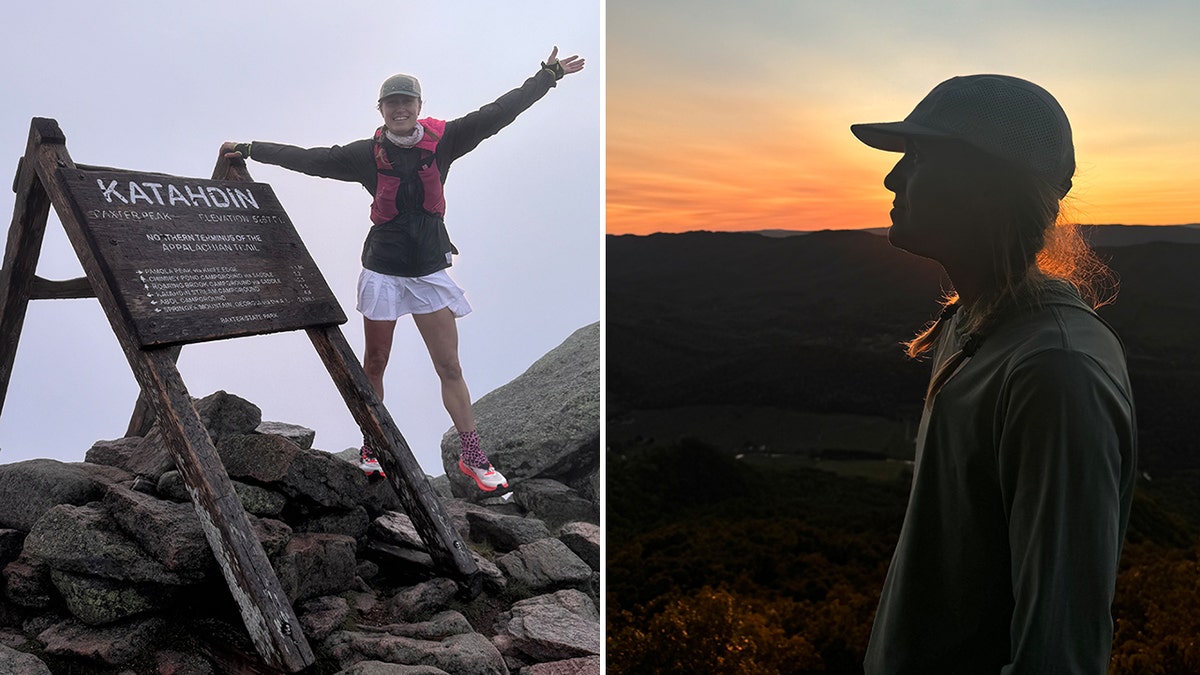 Woman hiking on the Appalachian Trail