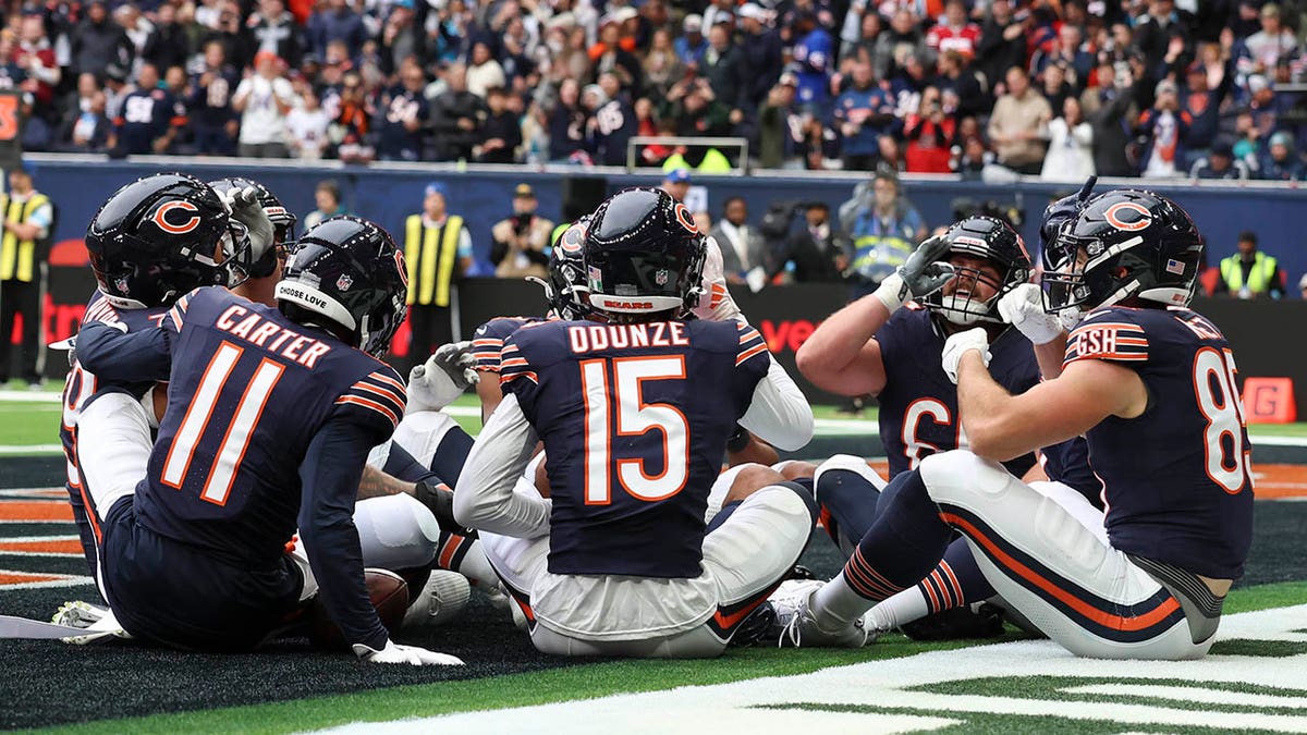 Celebración del té de los jugadores de los Bears