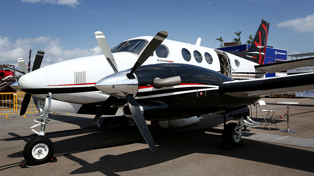 A Beechcraft King Air C90GTx aircraft