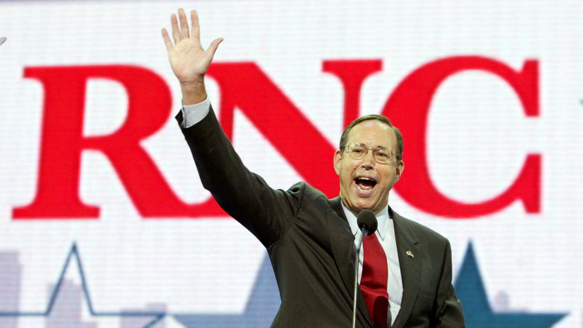 Then-Ohio Gov. Bob Taft astatine  the Republican National Convention successful  2004