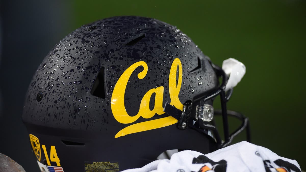 The Golden Bears helmet was seen during a game