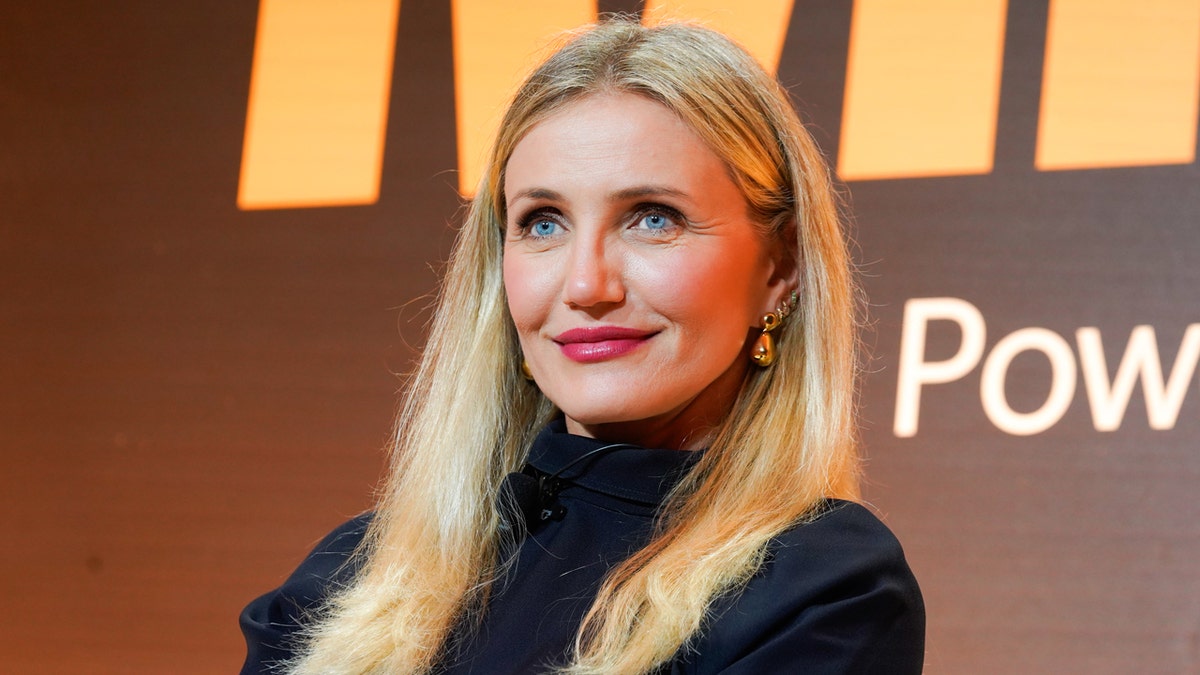 Cameron Diaz on a panel