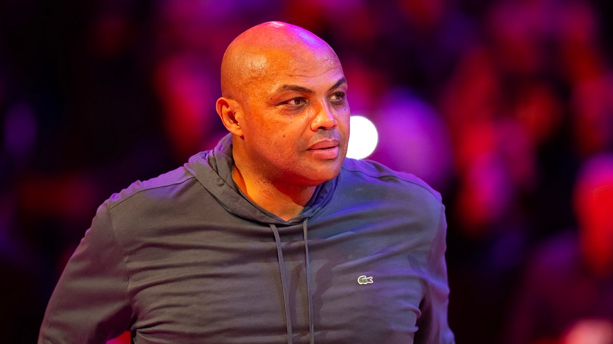 Charles Barkley attends NBA game