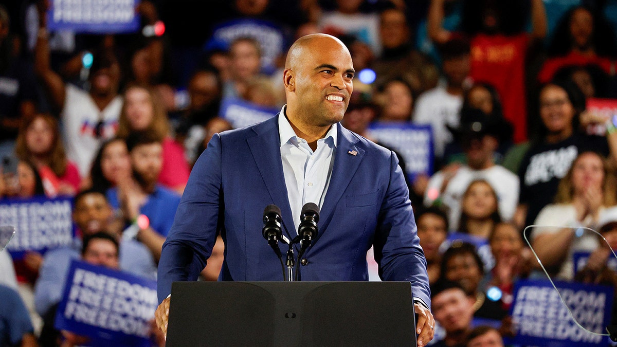 Colin Allred is campaigning for Kamala Harris