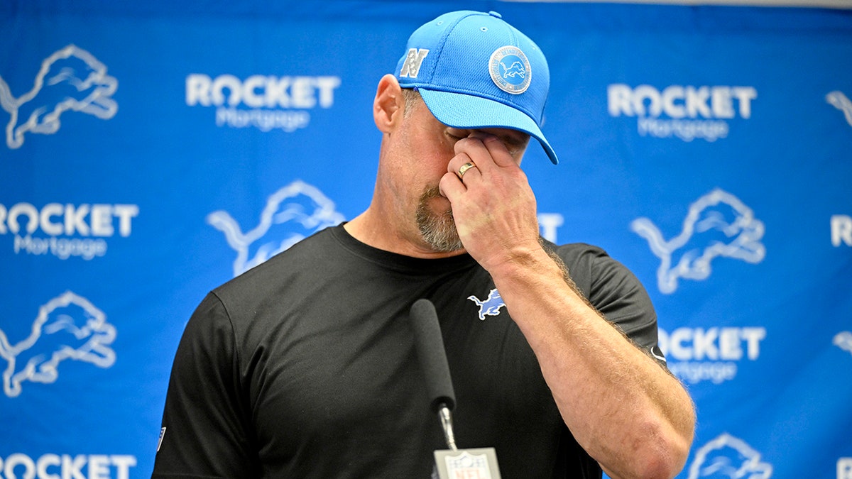 Dan Campbell was stressed