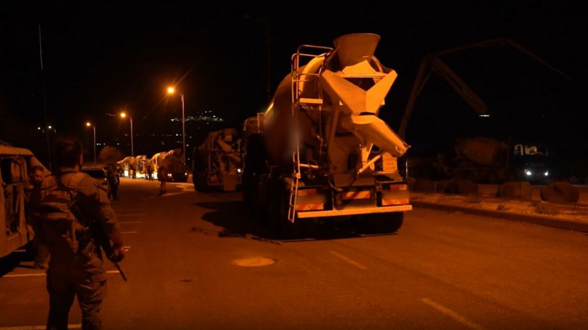 The Israeli army dismantles terror tunnels