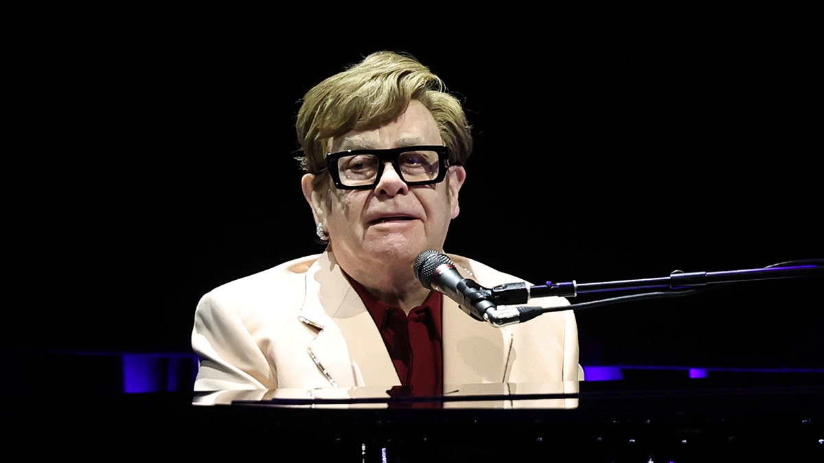 Elton John sings