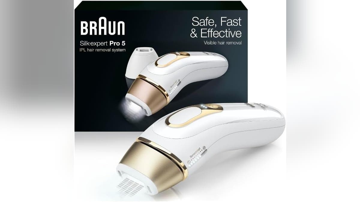 Try this Intense Pulsed Light (IPL) hairsbreadth removal device.