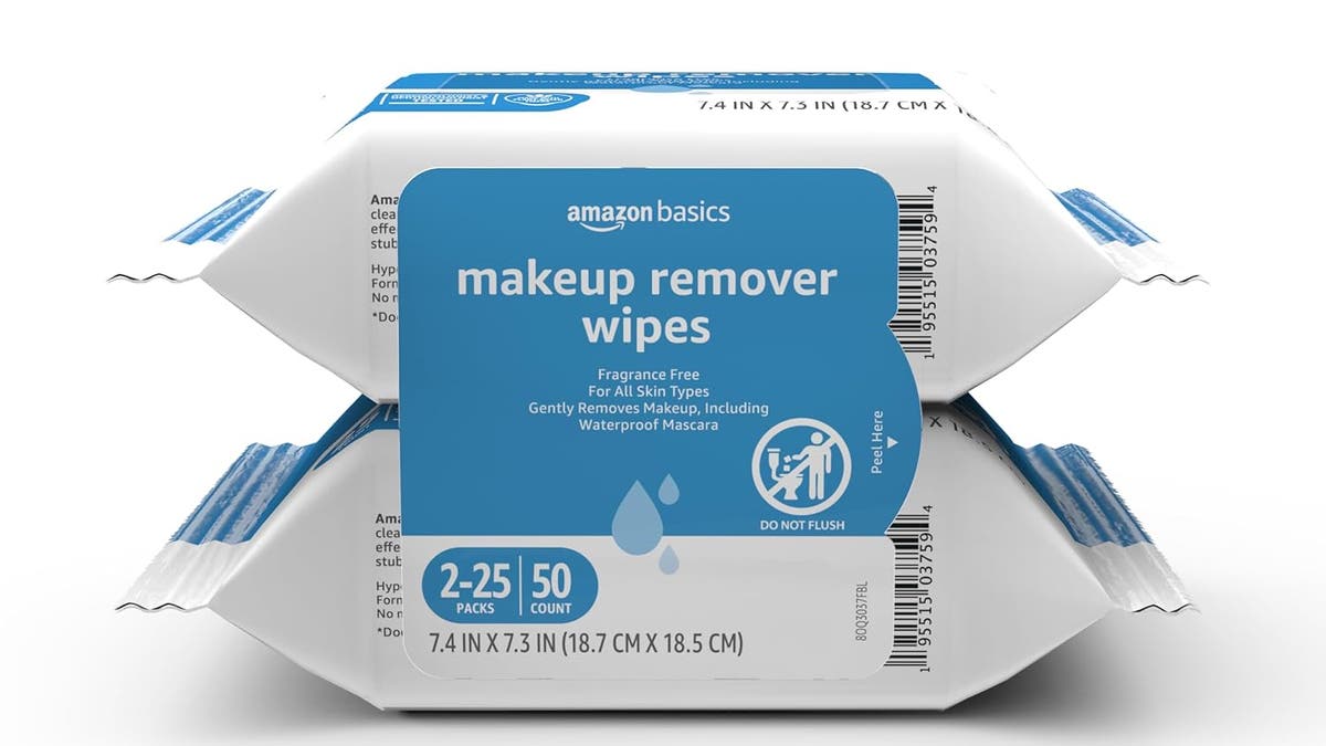 Makeup wipes are handy to have.