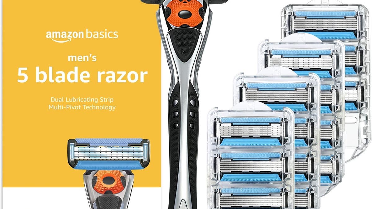 This razor comes with 16 refill cartridges.