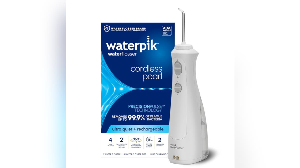 Enhance your dental care with this water flosser.