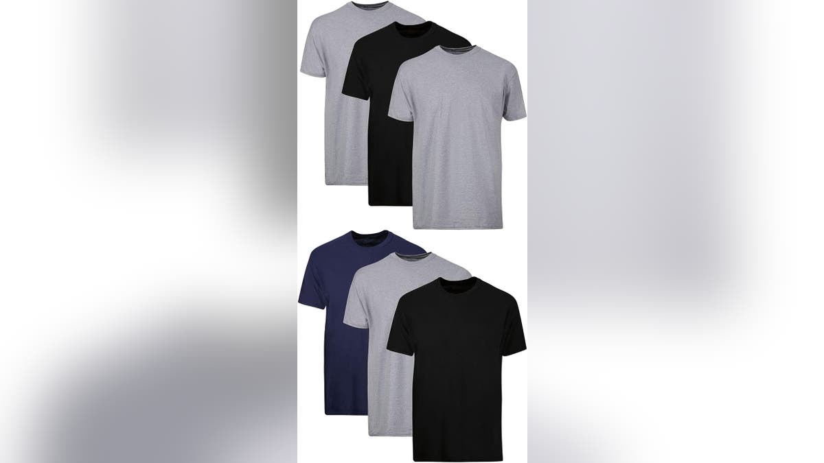 Get three t-shirts in this pack.