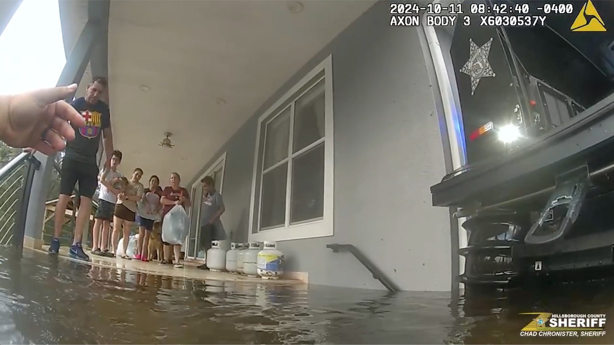 Family waits for rescue from deputies