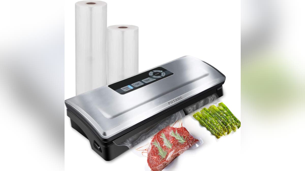   This vacuum sealer from Amazon preserves flavor and nutrition. 