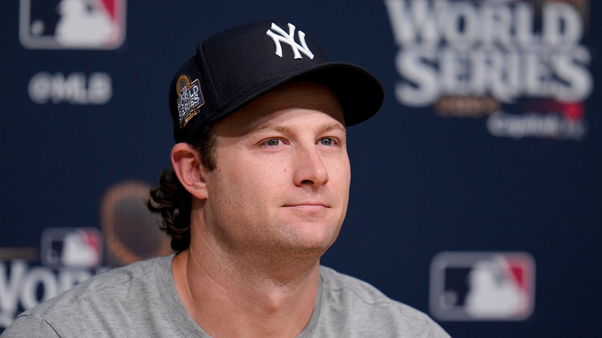 Gerrit Cole smirks