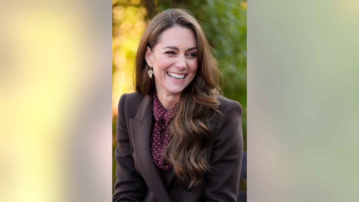 A close-up of Kate Middleton smiling