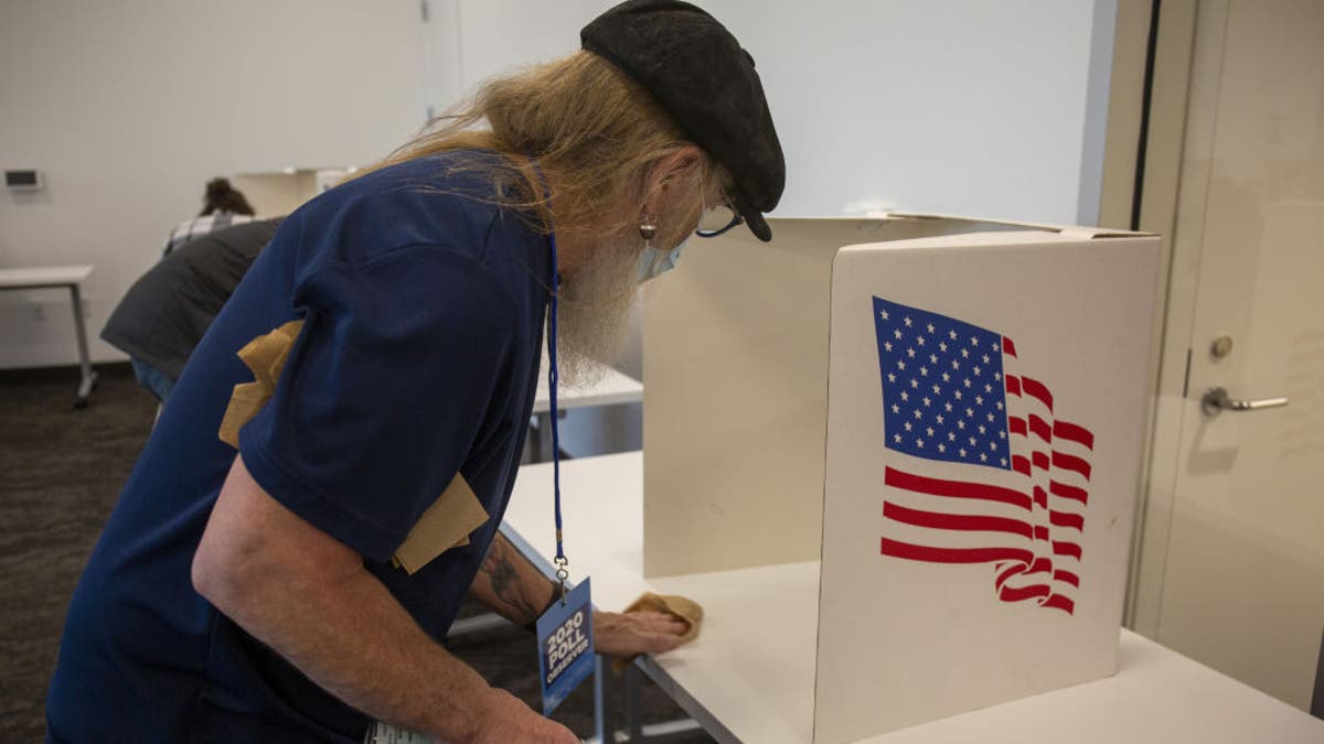 Picture of election booth