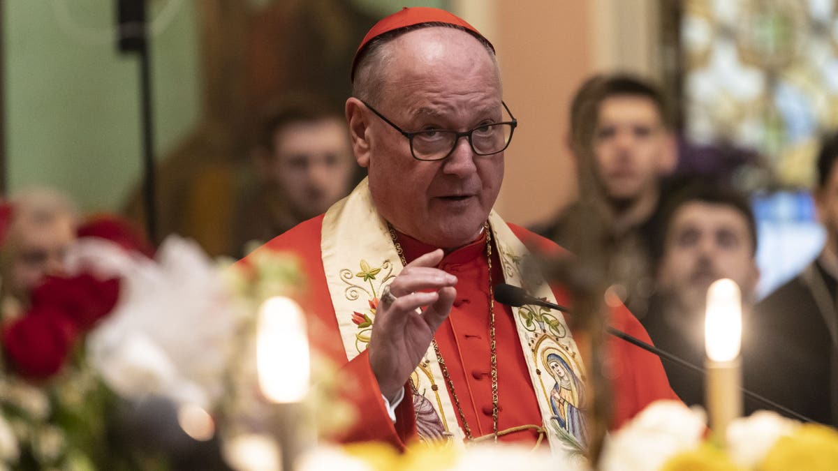 Cardinal Dolan in 2022 photo from prayer service