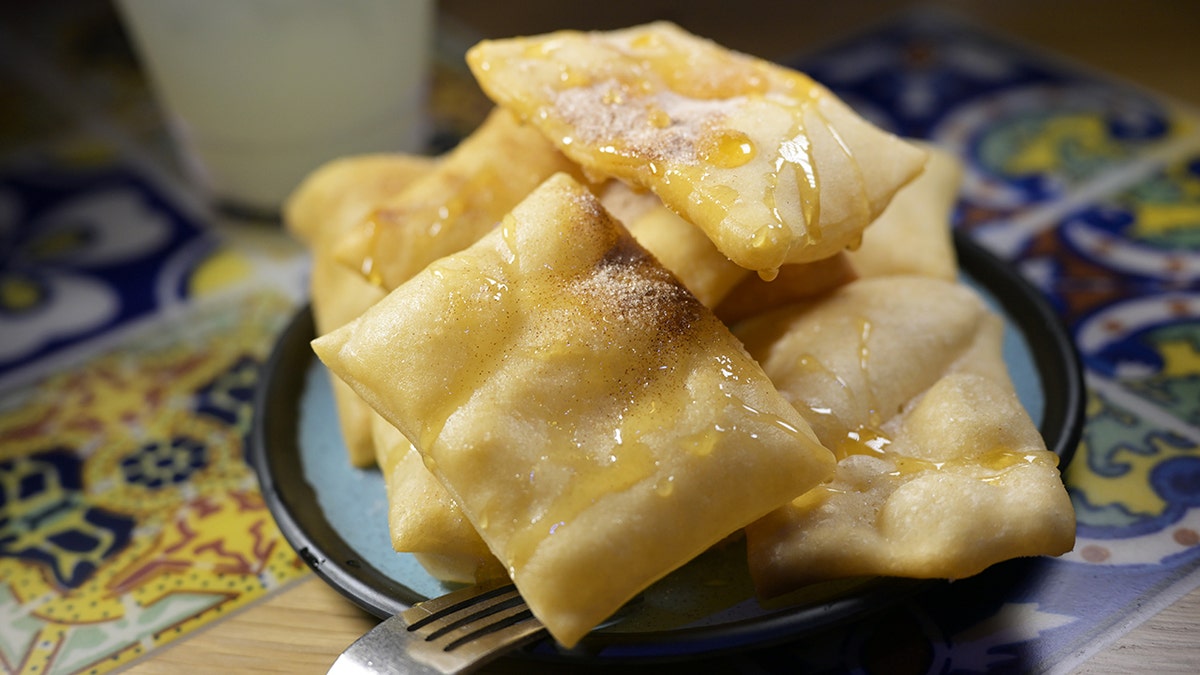 Casa Bonita's signature Sopaipillas, fried dough.